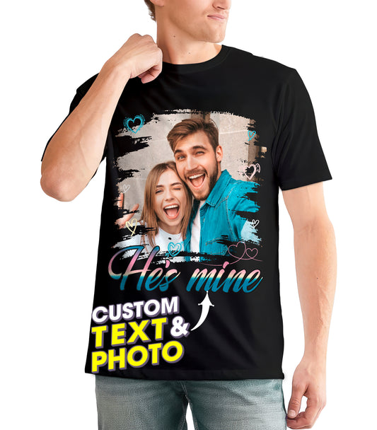 Custom Photo Tshirt with Picture - Personalized Shirt for Men, Women & Gift