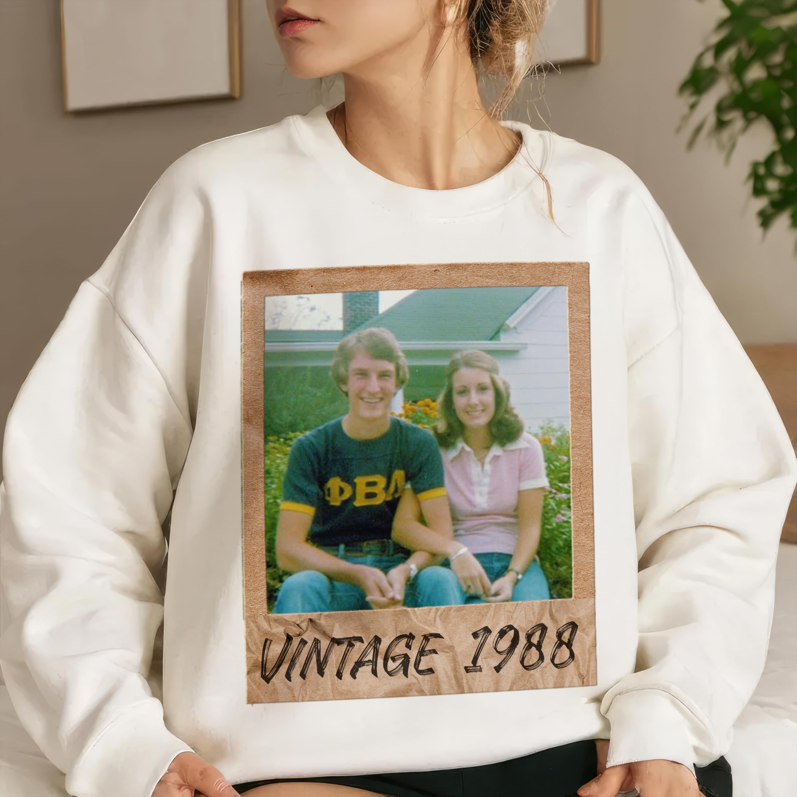 Vintage Custom Photo Shirt - Personalized With Your Own Picture for Men and Women - Valentine's Gift