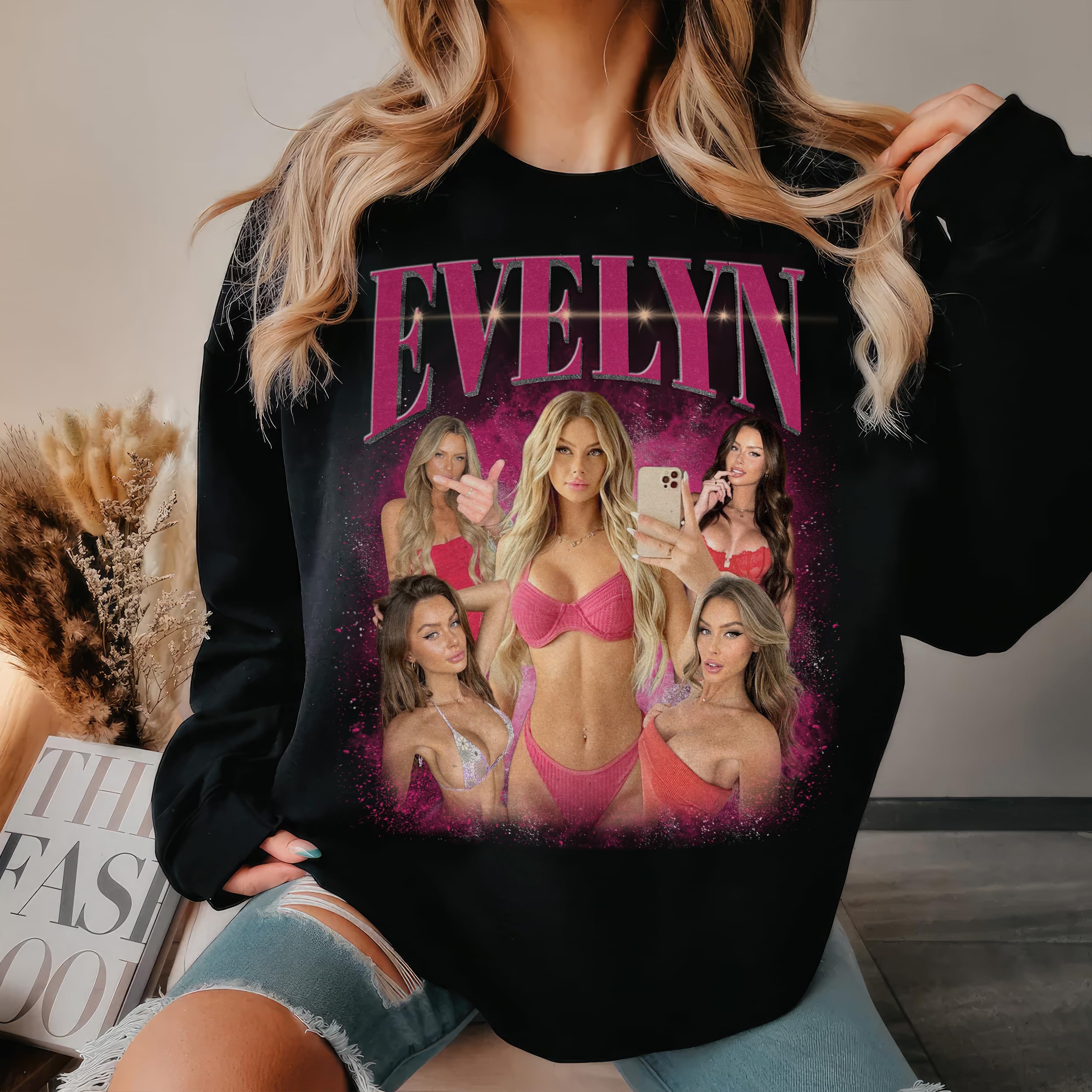 Custom Bootleg Rap Tee Custom T Shirts Girlfriend Shirt with Vintage Face Photo Customize Graphic Tees Personalized Shirt for Birthday Valentines