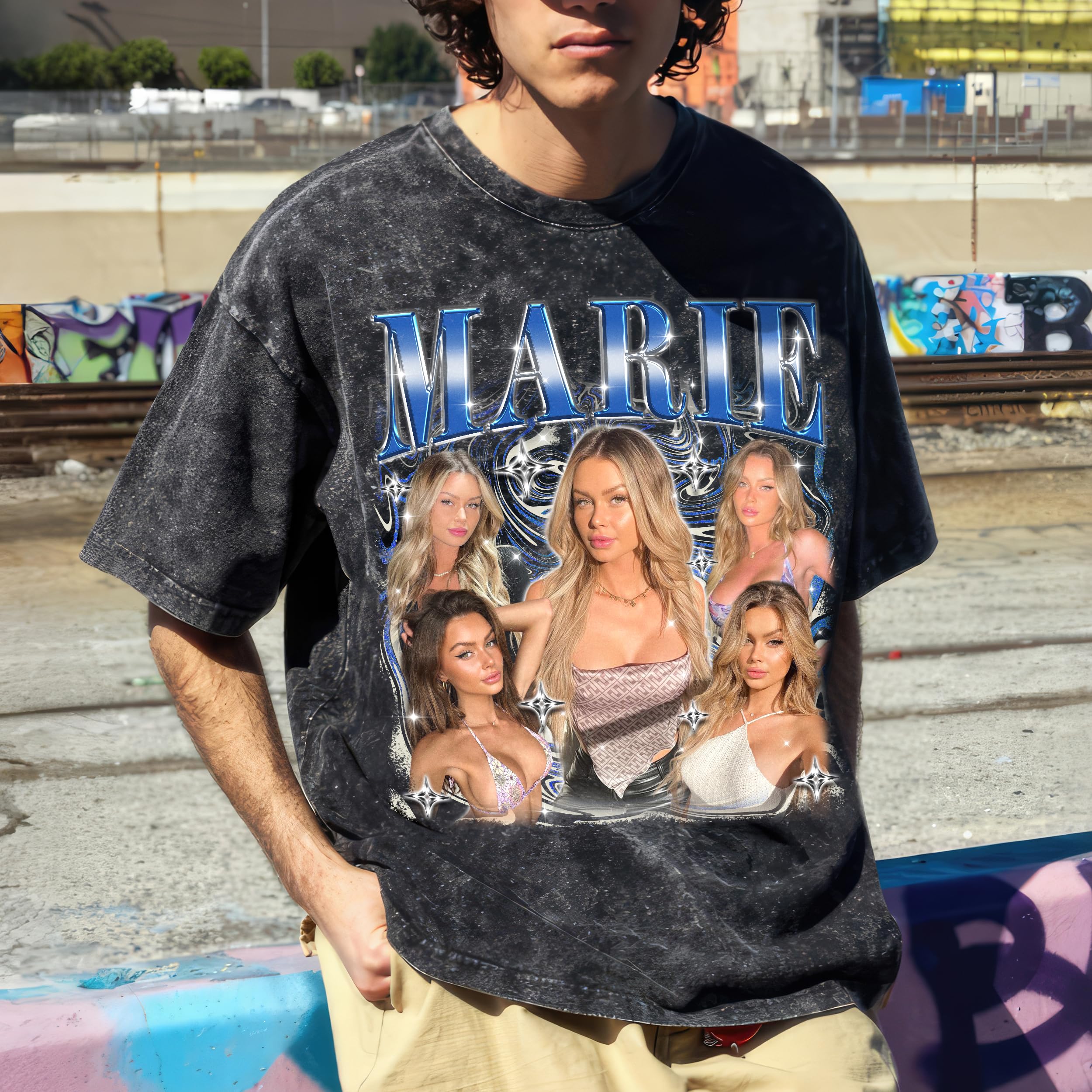Custom Your Own Bootleg Rap Tee Custom Girlfriend Shirt for Boyfriend Shirts with Face Photo Customize Graphic Tees Personalized Shirts for Birthday Valentines