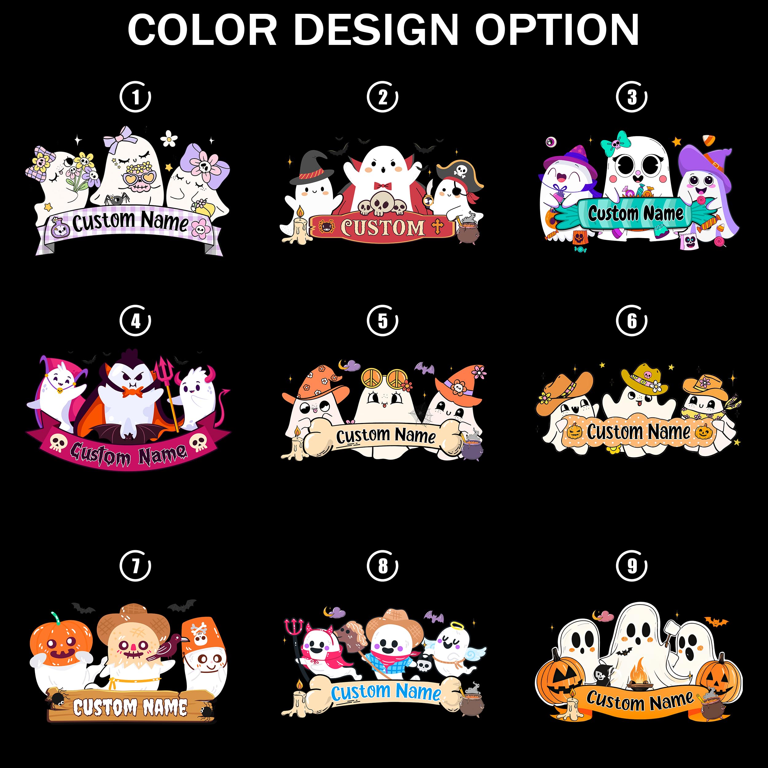 Custom Halloween Kids Shirt Custom Name Little Pumpkin Shirt Boys Witch Youth Costume Girls Shirts Spooky Ghost Tee