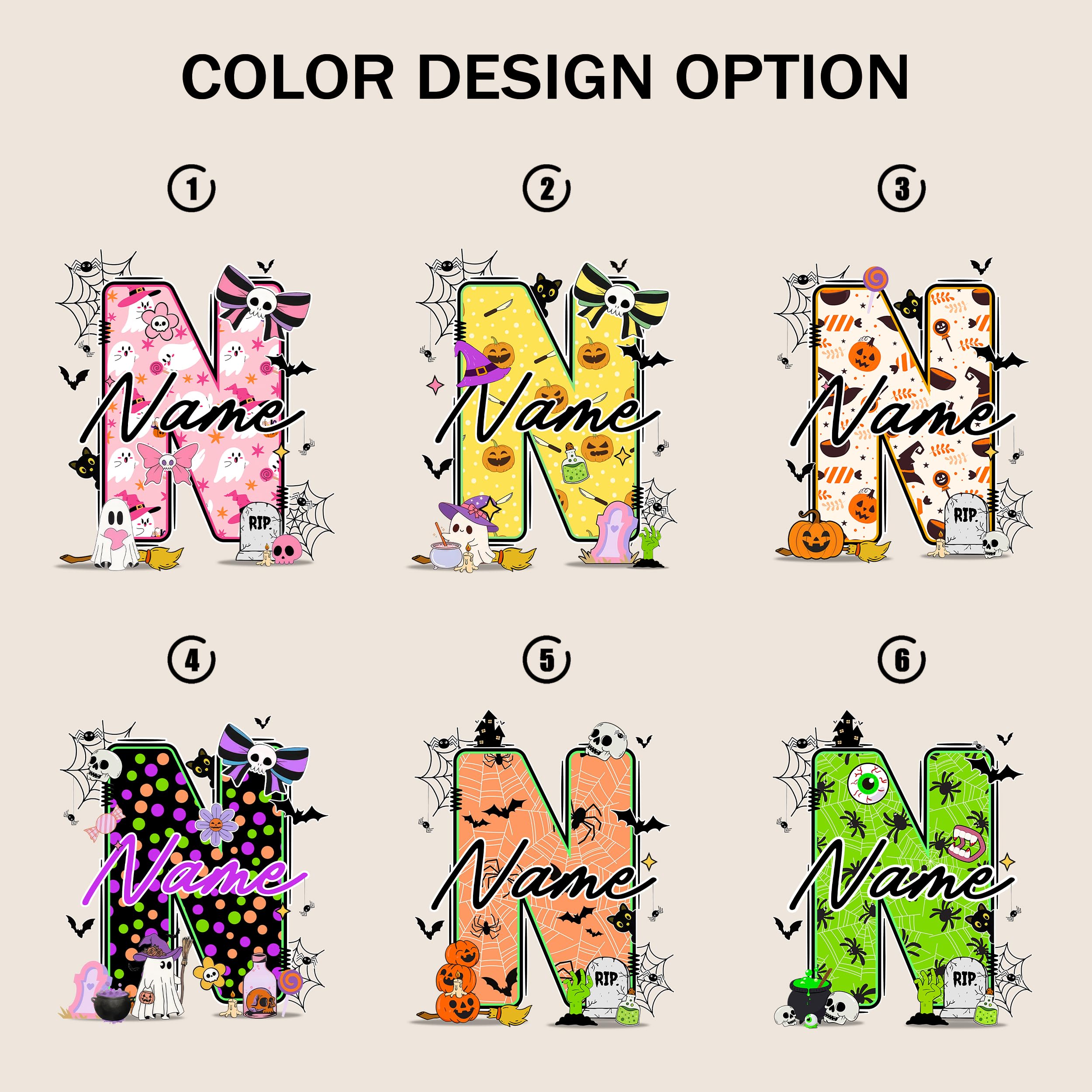Custom Halloween Kids for Shirt Custom Name Holloween Shirts Pumpkin Boys Girls Shirt Witch Youth Costume Girls Shirts Spooky Ghost Tee